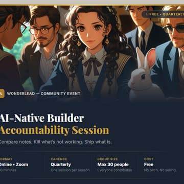 Cover Image for AI-Native Builder Accountability Session