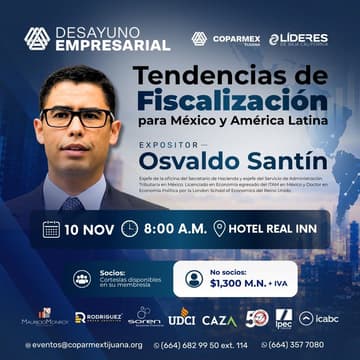 Cover Image for Evento - Desayuno Empresarial con Osvaldo Santín