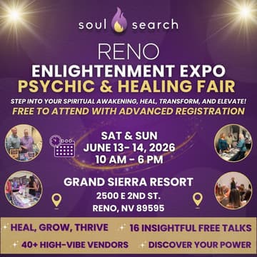 Cover Image for SoulSearch Reno Enlightenment Expo Psychic & Healing Fair
