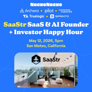Cover Image for SaaStr SaaS & AI Founder + Investor Rooftop Happy Hour