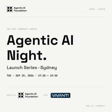 Cover Image for AAIF - Agentic AI Night