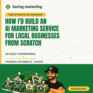 Cover Image for How I'd Build an AI Marketing Service for Local Businesses From Scratch
