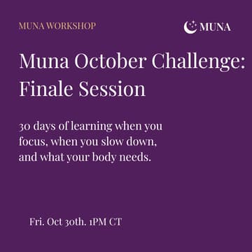 Cover Image for Muna October Challenge: Finale