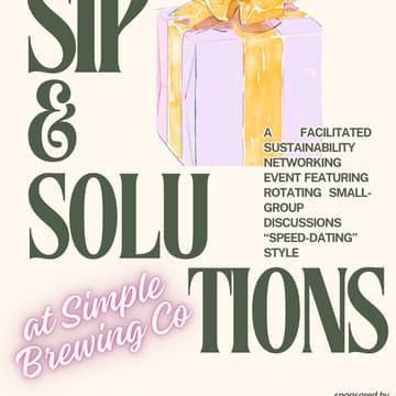 Cover Image for Sip & Solutions: Conscious Holidays Edition + Gift Exchange