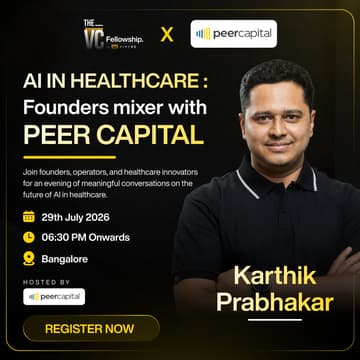 Cover Image for AI in healthcare: Founders mixer with Peer Capital