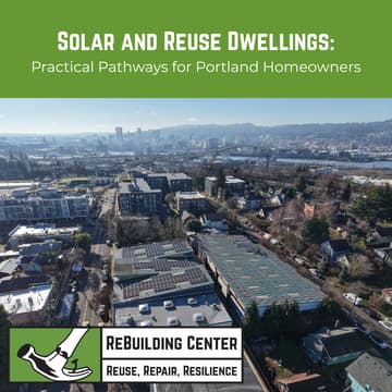 Cover Image for Solar, Reuse & Housing Innovation: Practical Pathways for Portland Homeowners (Breakfast and Panel Presentation)
