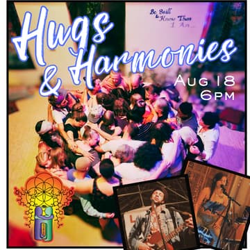 Cover Image for Hugs & Harmonies: An evening of hug healing and medicine music