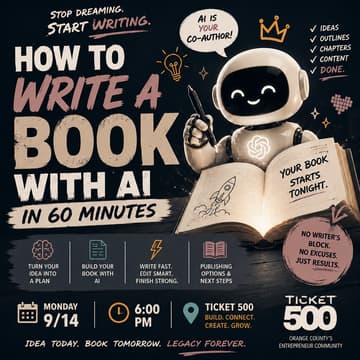 Cover Image for How to write a book in 60 minutes with AI
