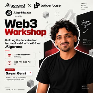 Cover Image for Building the Decentralised Future Of Web3 With X402 & Algorand