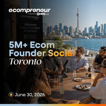 Cover Image for Toronto Ecom Founder Social June 2026