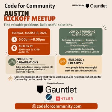 Cover Image for Code For Community - Austin