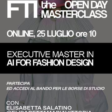 Cover Image for FTI ★ OPEN DAY ★ AI FASHION DESIGN MASTER #1