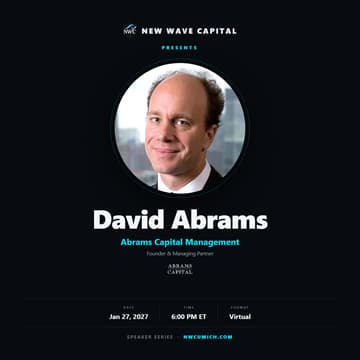 Cover Image for NWC Speaker Series: David Abrams, Abrams Capital Management