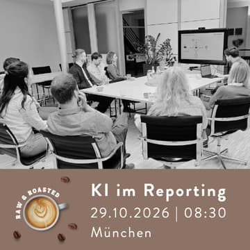Cover Image for KI im Reporting: Dashboards, Dialog und Insights | Raw & Roasted