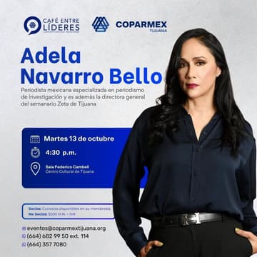 Cover Image for Café entre Líderes con Adela Navarro