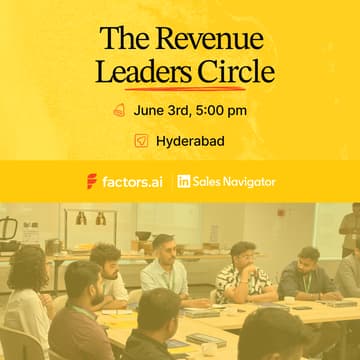 Cover Image for The Revenue Leaders Circle | Hyderabad