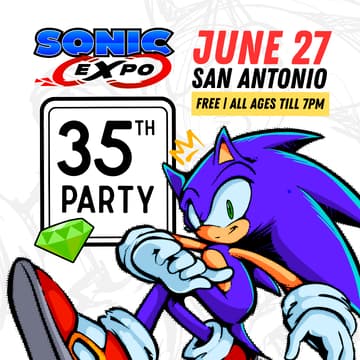 Cover Image for Sonic 35th Anniversary Party Hosted by Sonic EXPO
