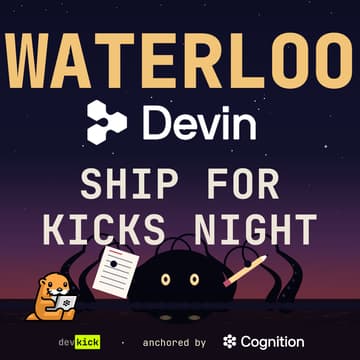 Cover Image for [DevKick]: Waterloo Ship For Kicks Night with Devin