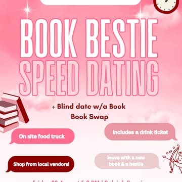 Cover Image for Book BFF 📚💌⏱️ - Book Bestie Speed Dating