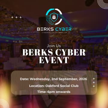 Cover Image for Berks Cyber Social - September 2026