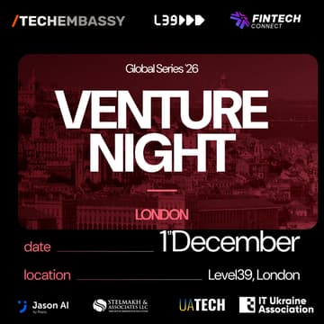 Cover Image for Venture Night@ FinTech Connect - The Ultimate Startup & Investor Experience!