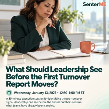 Cover Image for What Should Leadership See Before the First Turnover Report Moves?