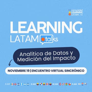 Cover Image for Learning Latam Talk: Analítica de Datos y Medición del Impacto