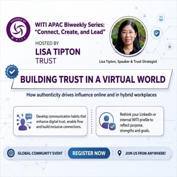 Cover Image for WITI APAC - Building Trust in a Virtual World