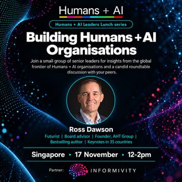 Cover Image for Leaders Lunch: Building Humans + AI Organisations