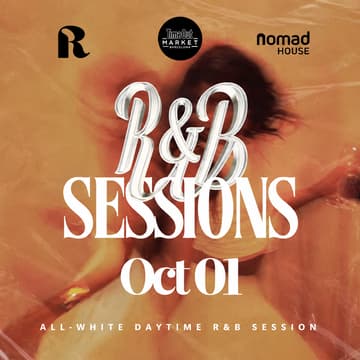 Cover Image for R&B Sessions takes over the TimeOut Market Rooftop | Daytime All-White Party