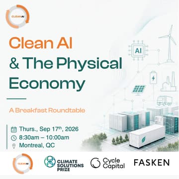 Cover Image for CleanAI & The Physical Economy: A Breakfast Roundtable
