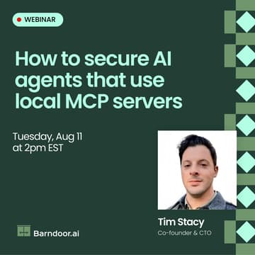 Cover Image for How to secure AI agents that use local MCP servers