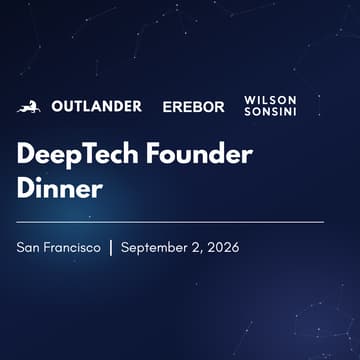 Cover Image for DeepTech Founder Dinner