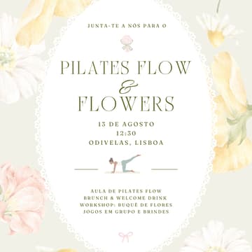 Cover Image for Pilates Flow & Flowers