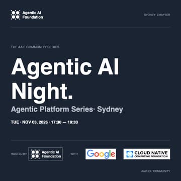 Cover Image for AAIF - Agentic AI Night