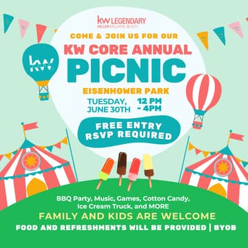 Cover Image for KW CORE Annual Picnic - KW Legendary RSVPs