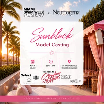 Cover Image for Neutrogena x Miami Swim Week® The Shows: Sunblock Model Casting Pool Party