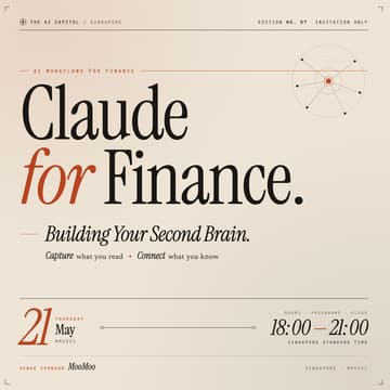 Cover Image for Claude for Finance: Building Your Second Brain