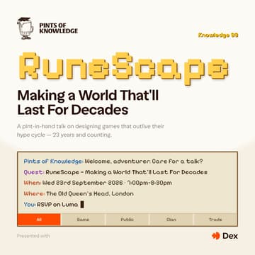 Cover Image for Quest Complete: 25 Years Building RuneScape, with Pints of Knowledge