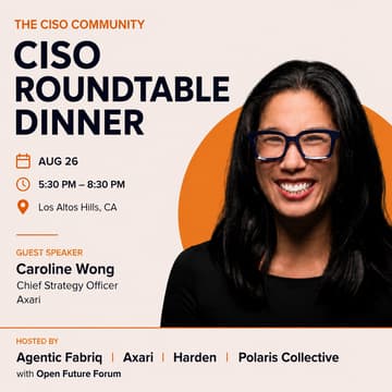 Cover Image for CISO Roundtable Dinner