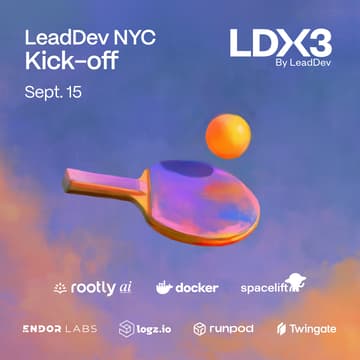 Cover Image for LeadDev NYC Kickoff Social w/ Rootly AI, Docker, Twingate, Spacelift, Runpod, Endor Labs, & Logz.io