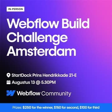 Cover Image for Webflow Build Challenge
