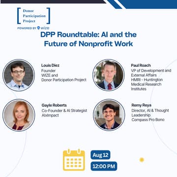 Cover Image for DPP Roundtable: AI and the Future of Nonprofit Work