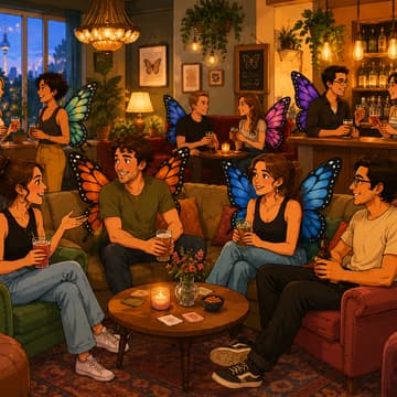 Cover Image for Wednesday Social or Julia's Salon - Social Butterfly Club 🦋