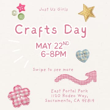 Cover Image for Just Us Girls: Crafts Day
