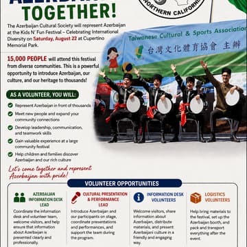Cover Image for Represent Azerbaijan Together: Volunteer at the Kids N’ Fun Festival