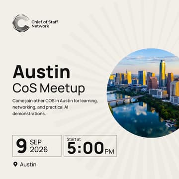 Cover Image for Austin Chief of Staff Meetup: AI Demo Night