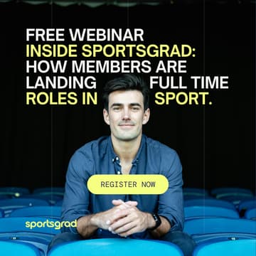 Cover Image for Inside SportsGrad: How members are landing full-time roles in sport - and what's working in August 2026