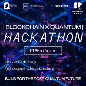 Cover Image for | Blockchain X Quantum | Hackathon