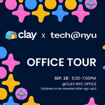 Cover Image for Clay x Tech@NYU